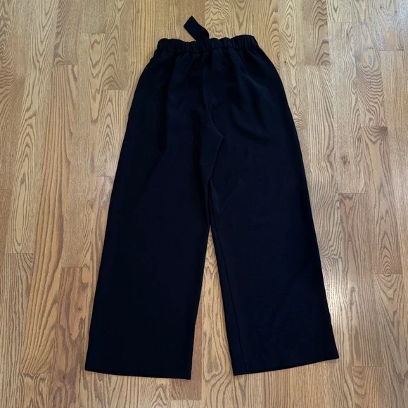 Lululemon noir wide-leg tie waist pants - size 10 - Picture 4 of 5